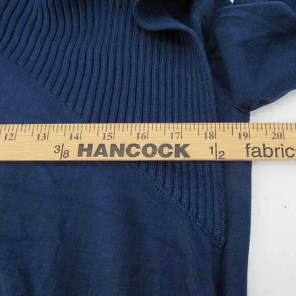 I N C International Concepts Women's Navy Blue Open Front Duster Cardigan XL - Picture 5 of 9